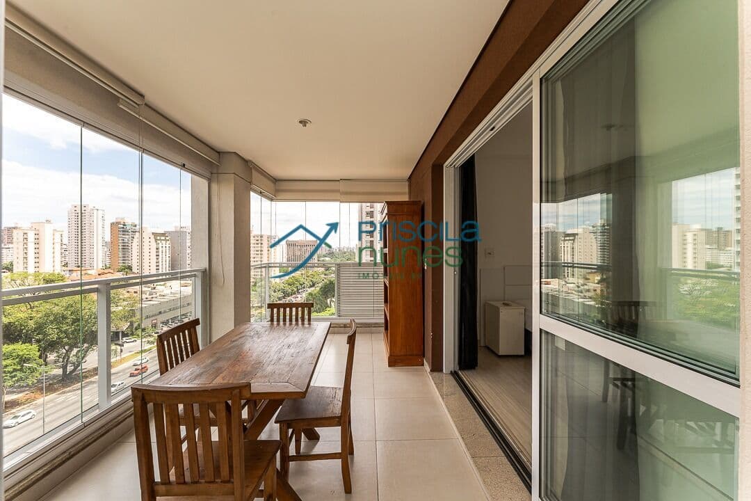 Apartamento Ibirapuera para venda com 1 quarto, 57m²
