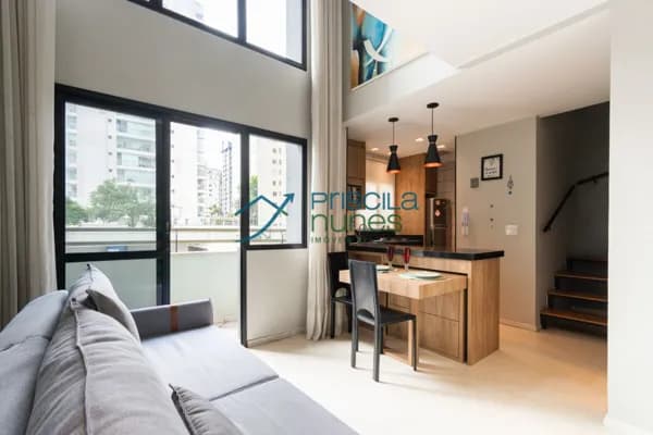Duplex Pinheiros com 1 quarto, sendo 1 suíte, 48m²