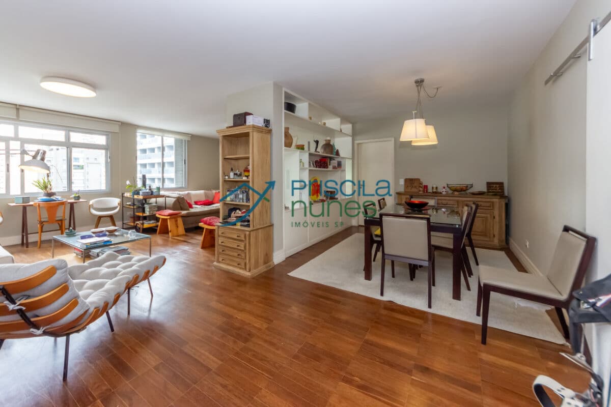 Apartamento Jardim Paulista com 2 quartos, sendo 1 suíte, 130m²