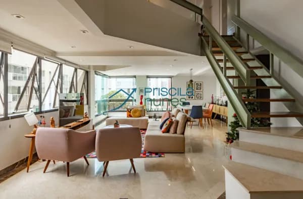 Duplex Sumaré com 3 quartos, sendo 3 suítes , 208m²