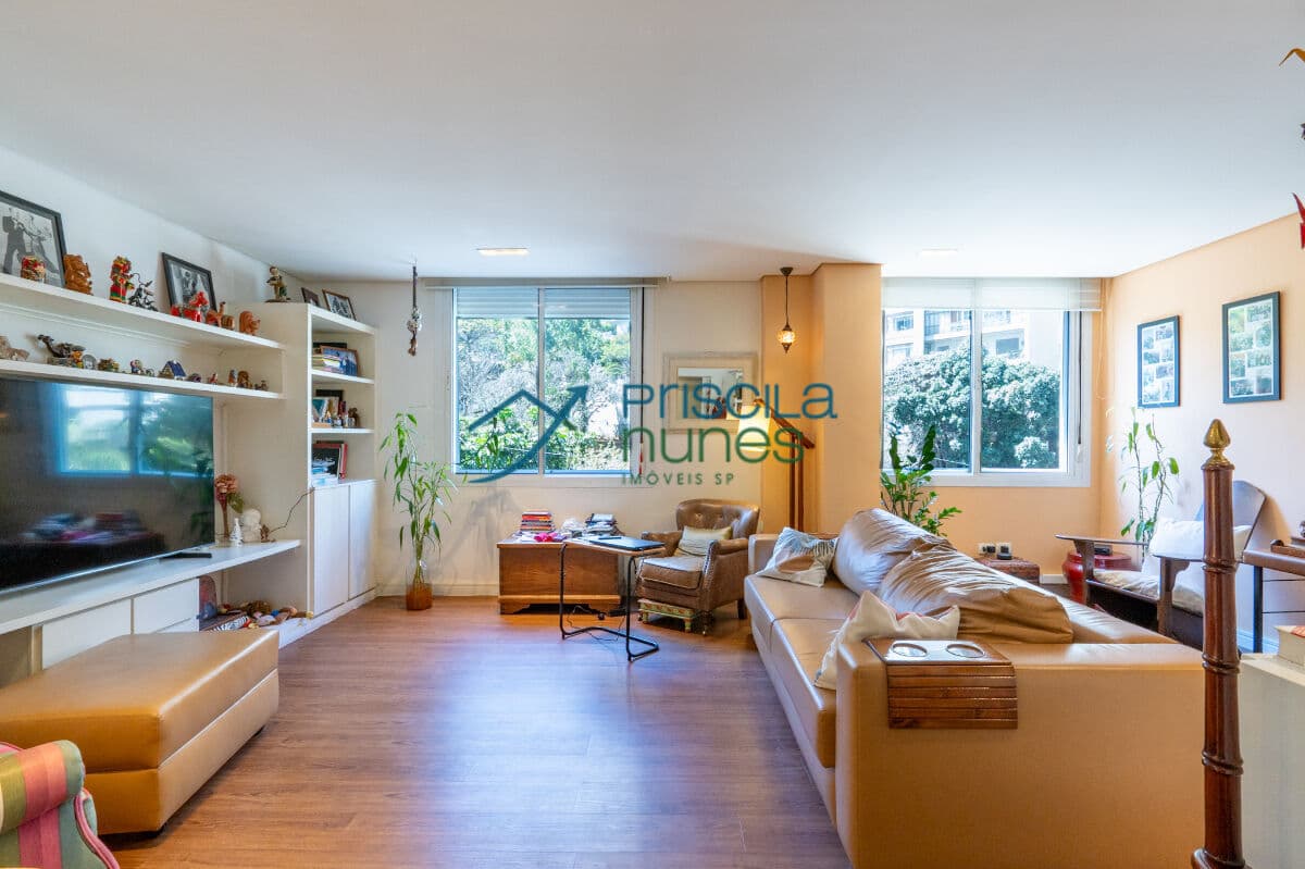 Apartamento Jardim Paulista com 3 quartos, sendo 1 suíte, 166m²