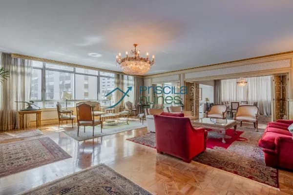 Apartamento Higienópolis com 4 quartos, sendo 2 suítes, 452m²