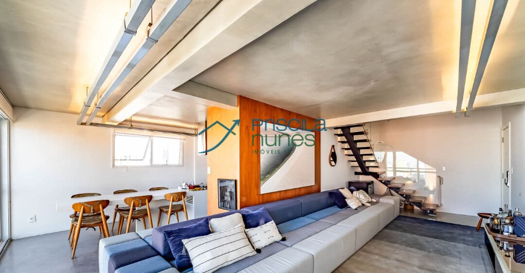 Duplex Pinheiros com 2 quartos, sendo 2 suítes, 109m²