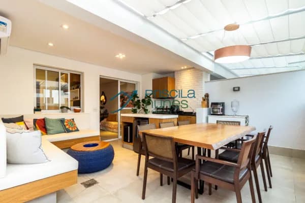 Apartamento Garden Vila Romana com 3 quartos, sendo 1 suíte, 137m²