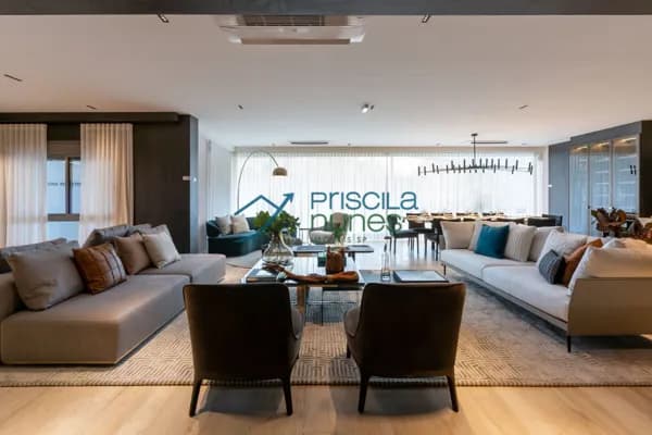 Apartamento Paraíso com 4 quartos, sendo 4 suítes, 277m²
