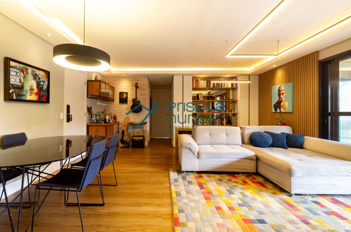 Apartamento Perdizes com 2 quartos, sendo 2 suítes, 116m²