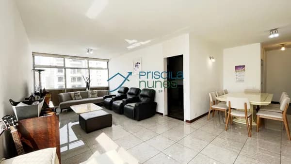 Apartamento Santa Cecília com 3 quartos, sendo 1 suíte, 178m²