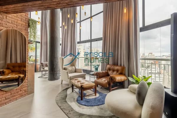 Duplex Cerqueira César com 2 quartos, sendo 1 suíte , 197m²