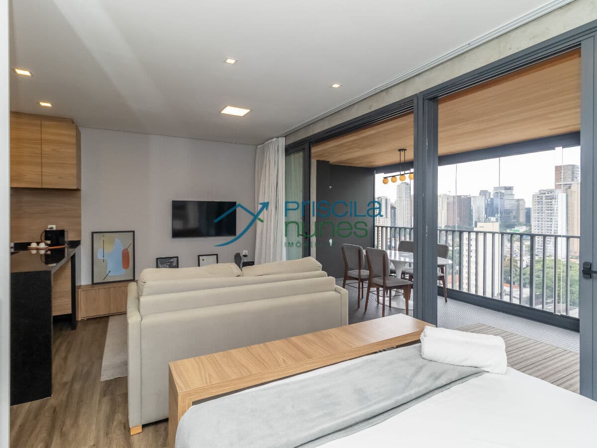 Apartamento Vila Nova Conceição com 1 quarto , 44m²