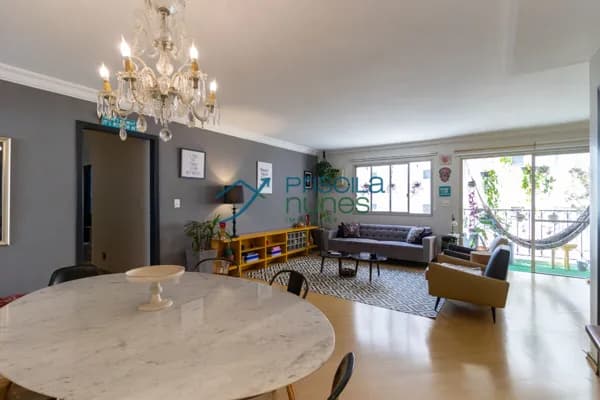 Apartamento Moema com 4 quartos, sendo 1 suíte, 161m²