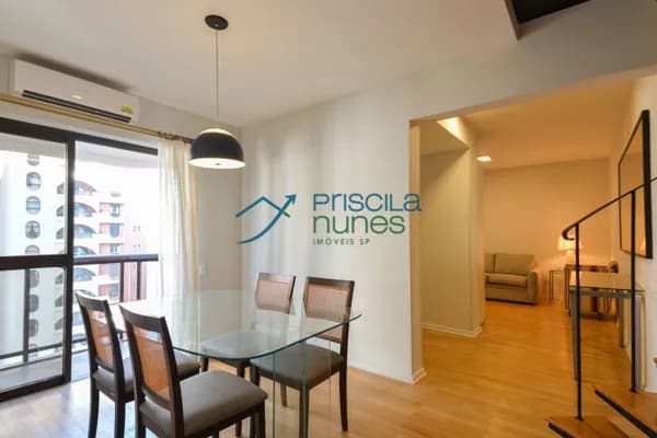 Apartamento Duplex Jardim Paulista com 2 quartos, sendo 2 suítes, 90m²