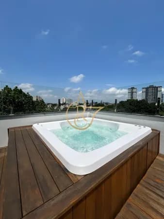 COBERTURA SEM CONDOMÍNIO COM JACUZZI, TODA PLANEJADA, SISTEMA ALEXIA AO LADO DO PQ CENTRAL!!!