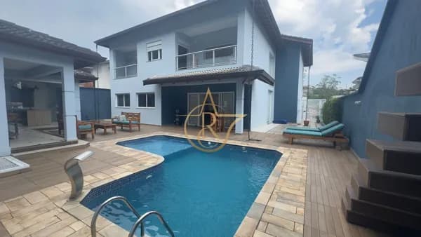 SOBRADO EM CONDOMINIO COM ALTO PADRÃO EM RIBEIRÃO PIRES - 4 DORMITORIOS, SUITE MASTER COM CLOSET, ÁREA GOURMET, PISCINA COM CASCATA, 6 VAGAS E MUITO MAIS!!!!