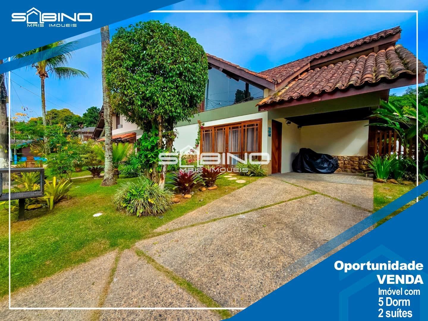 Imobiliária na Riviera, Casa à venda no condomínio Quatro Palmeiras, com 5 dormitório sendo 2 suítes 187m² de área útil- Riviera de São Lourenço.