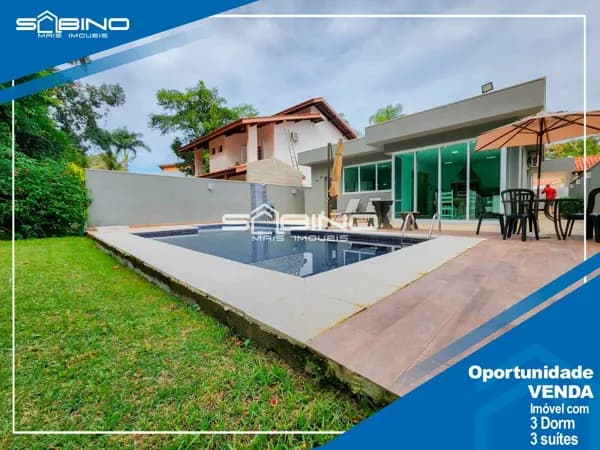 Casa à venda e Locação Anual, com 3 dormitórios sendo 3 suítes, 190m² área útil – Riviera de São Lourenço Bertioga SP