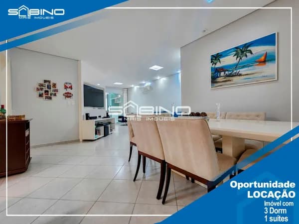 Apartamento para Locação temporada na Riviera, com 3 dormitórios 1 suítes, atende até 9 pessoas