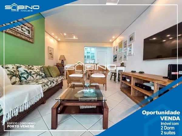 Apartamento à venda no Clube compartilhado, com 2 suítes - em Riviera de São Lourenço Bertioga S/P