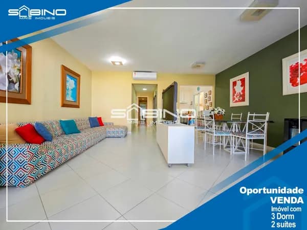 Apartamento à venda, com 3 dormitórios 2 suítes, 145m² - em Riviera de São Lourenço Bertioga SP