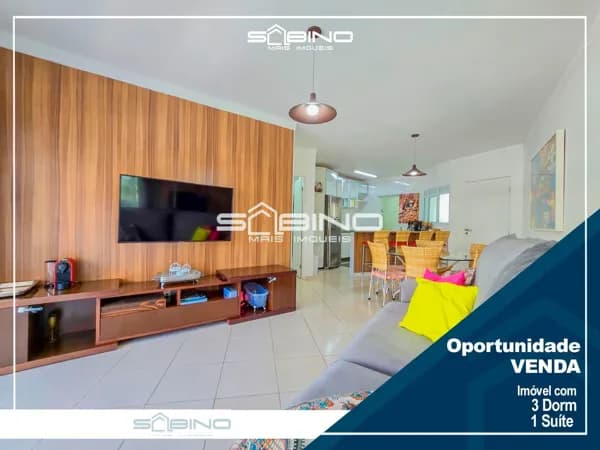 Apartamento à venda, com 3 dormitórios 1 Suíte 107m² 2 vagas- em Riviera de São Lourenço - Bertioga/SP