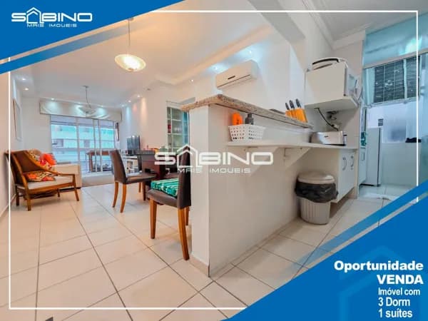 Apartamento à venda no Clube Compartilhado, com 3 dormitórios 100m² Riviera de São de São Lourenço SP