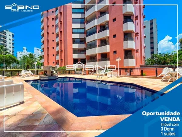 Imobiliária na Riviera de São Lourenço, Apartamento à Venda no Módulo6, com 3 dormitórios 1 suíte 93m², 2 vagas.