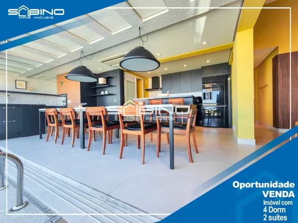 Cobertura Pé na Areia à venda com 4 Dormitórios 2 suítes 255 m² - Riviera de São Lourenço - Bertioga SP