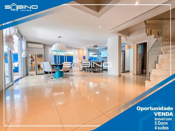 Apartamento Garden à venda, com 5 dormitórios 460m² vagas - Riviera de São Lourenço - Bertioga SP
