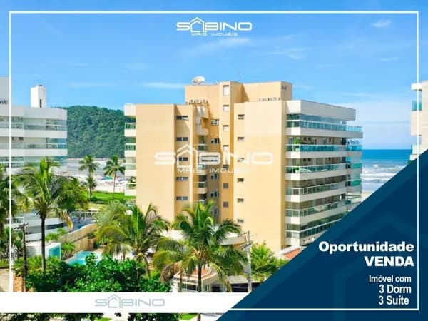 Apartamento à Venda no Edifício Paraty, com 3 dormitórios 1 suíte 135m² - Riviera de São Lourenço
