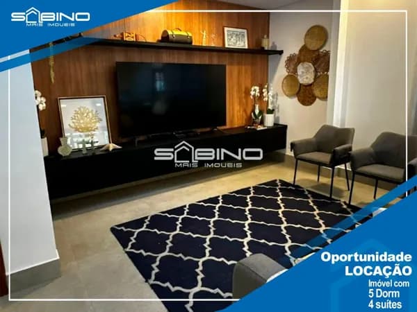 Casa para Locação, com 5 dormitórios, atende até 13 Pessoas - Riviera de São Lourenço - Bertioga/SP