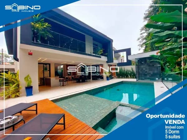 Casa à venda, com 5 dormitórios 5 suítes 421m² - Riviera de São Lourenço - Bertioga SP