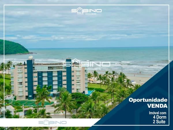 Cobertura Pé na Areia à venda com 4 Dormitórios 2 suítes 283 m² - Riviera de São Lourenço - Bertioga SP