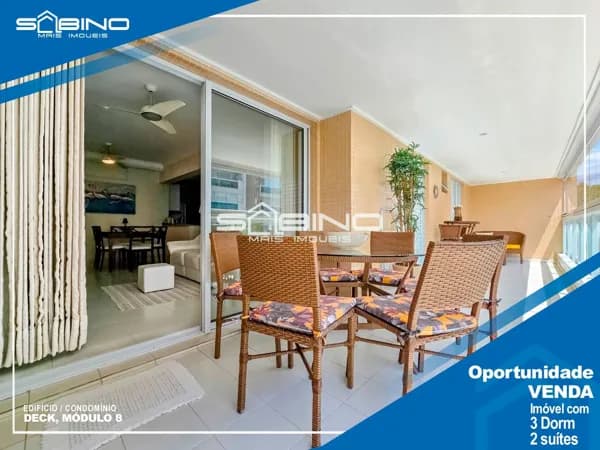 Oportunidade Apartamento à Venda, com 3 dormitórios sendo 2 suítes 93m² - Riviera de São Lourenço SP