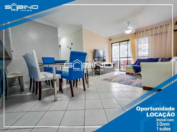 Apartamento para locação temporada, com 03 dormitórios 1 suíte 02 vagas na Riviera de São Lourenço