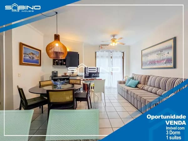 Apartamento à Venda, com 3 dormitórios 1 suítes 100m², 2 vagas - em Riviera de São Lourenço - Bertioga SP.