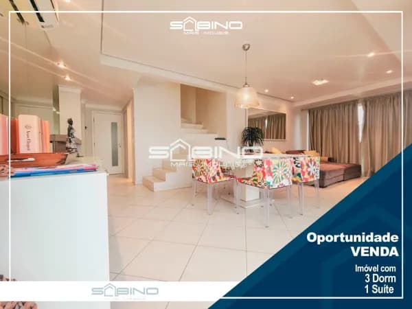 Cobertura à venda com Vista para o Mar, 3 Dormitórios 1 suíte, 2 vagas, 147 m² - Riviera de São Lourenço - Bertioga SP