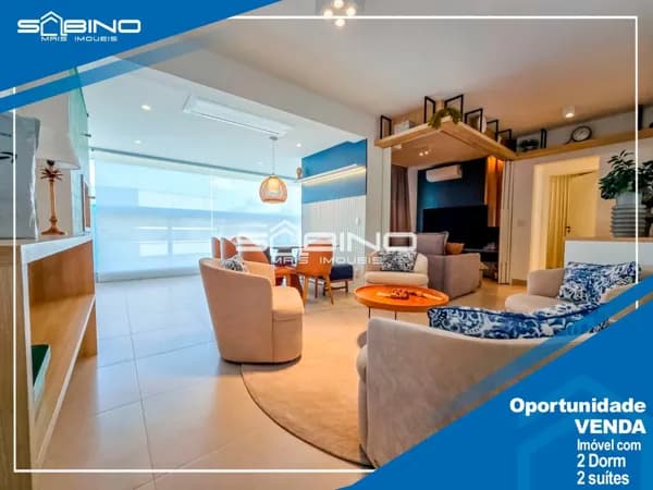 Apartamento à Venda no Edifício Paraty, com 2 dormitórios 2 suítes 123m² - Riviera de São Lourenço