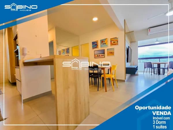 Apartamento à Venda, com 3 dormitórios 1 suíte 90m², em Riviera de São Lourenço - Bertioga SP