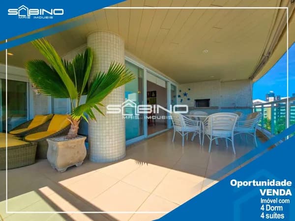 Apartamento à venda, com 4 suítes 187m² 3 vagas - Riviera de São Lourenço - Bertioga SP