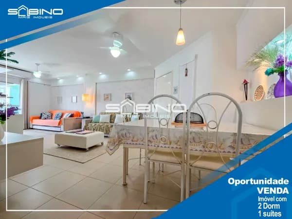 Apartamento à Venda no Condomínio Ocean Park, com 2 dormitórios 1 suíte 86m² área útil, 1 vaga de garagem