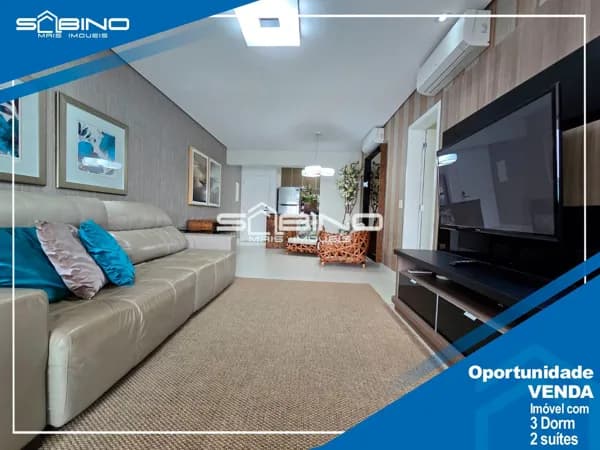 Apartamento à Venda no Edifício Evidence, com 3 dormitórios 2 suítes 128m² - Riviera de São Lourenço, Bertioga SP.