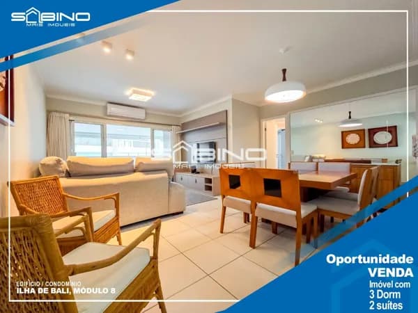 Apartamento à Venda, Localizado no modulo 7 Edifício Ilha de Bali - Riviera de São Lourenço Bertioga SP