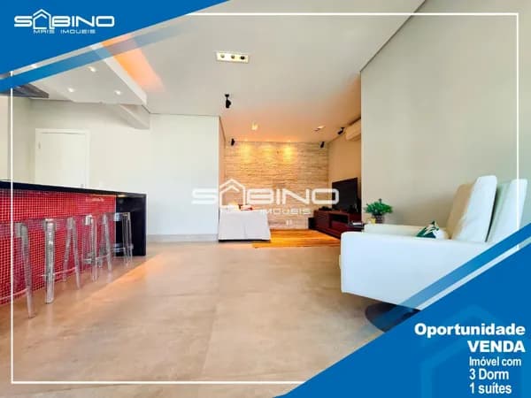 Apartamento à Venda no Edifício Modena, com 3 dormitórios 1 suíte 125m², em Riviera de São Lourenço - Bertioga SP