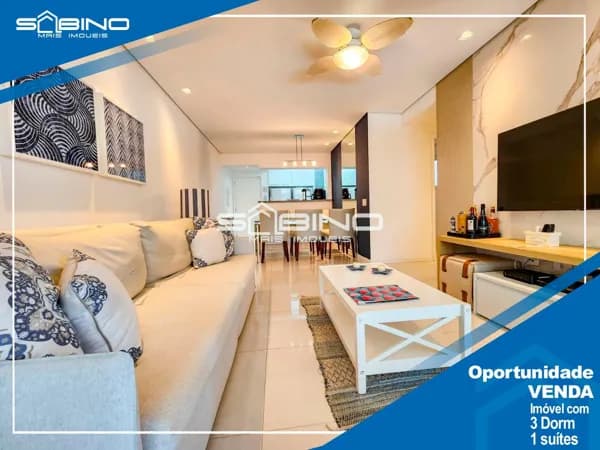 Apartamento à venda no condomínio Viva Vida, com 3 dormitórios 1 suíte 88m² - Riviera de São Lourenço SP