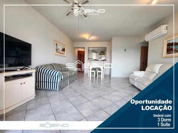 Apartamento para locação com 3 Dormitórios 1 suíte 103 m² área útil, em Riviera de São Lourenço - Bertioga SP