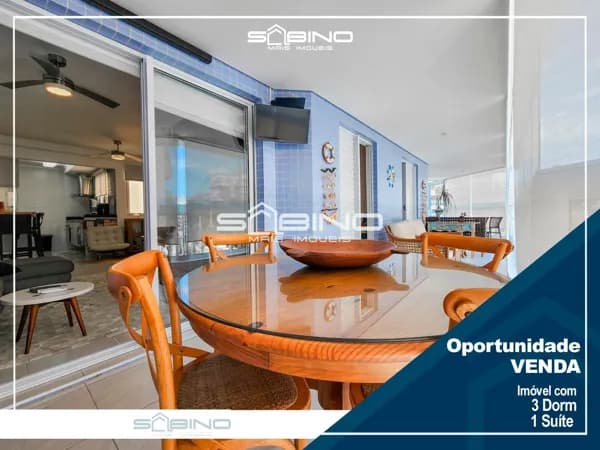 Apartamento à venda, com 3 dormitórios 1 suíte 106 m² de área útil 2 vagas - Riviera de São Lourenço - Bertioga/SP