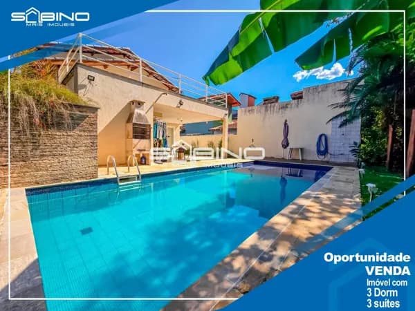 Casa para Locação Anual, com 3 dormitórios 3 Suítes- Riviera de São Lourenço Bertioga SP