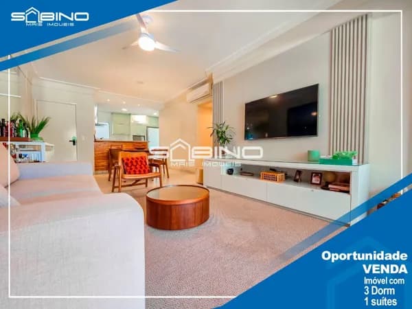 Apartamento à venda, com 3 dormitórios 1 suíte 130m², 2 vagas - em Riviera de São Lourenço - Bertioga S/P