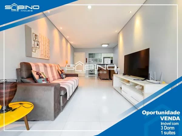 Apartamento à Venda 100 metros da praia, com 3 Dormitórios 1 suíte 85 m² - em Riviera de São Lourenç
