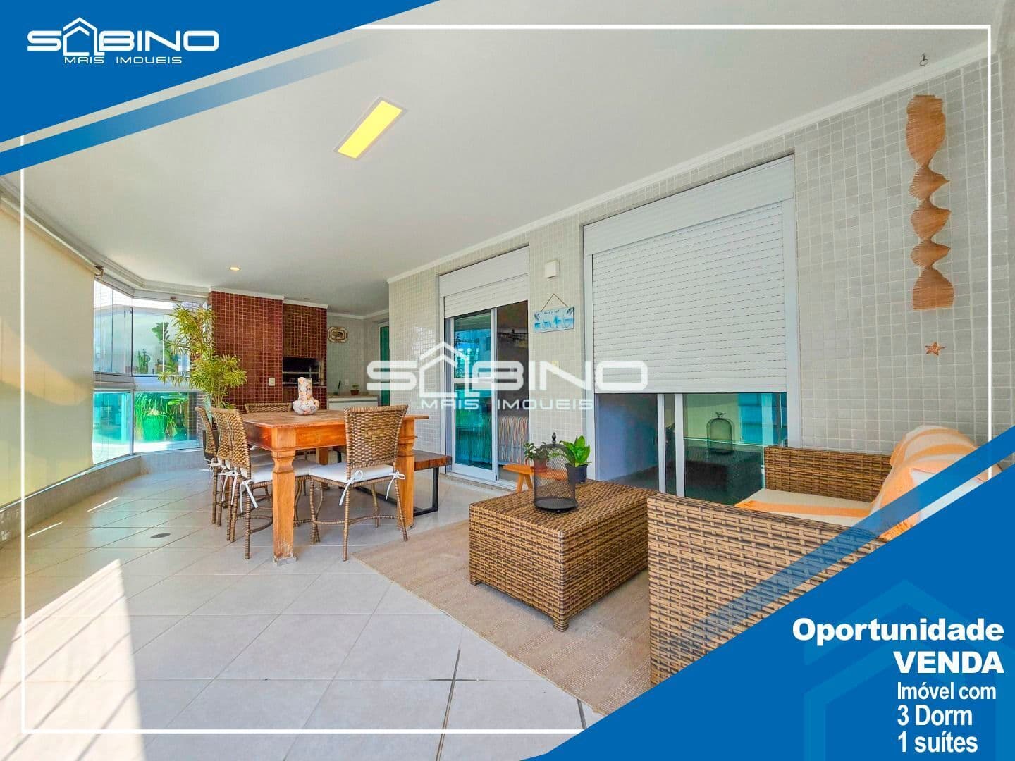 Imobiliária na Riviera, Apartamento à venda no Edifício Atlantis, com 3 dormitórios e 1 suíte, com 124m², 2 vagas - Riviera de São Lourenço