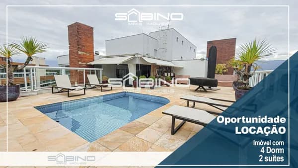 Cobertura de Alto Padrão para locação anual, em Riviera de São Lourenço - Bertioga SP | 4 Dormitórios | 2 suítes / 190 m² área útil